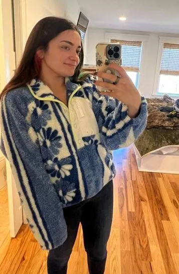 Free People Hit The Slopes Blue Jacket - Image 5