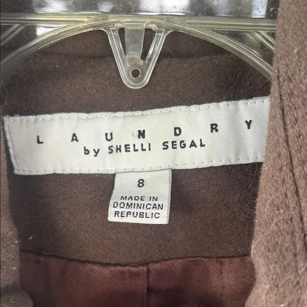 Laundry By Shelli Segal Brown Trench Coat with Utilitarian Design 8 - Image 2