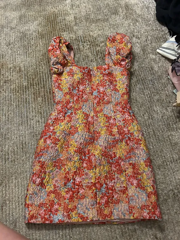 Lulus Dress Floral Mini multi color - Image 3