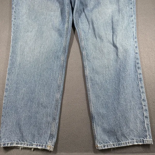 Aeropostale Curvy 90s Baggy Jeans Womens 18 Blue Light Wash High Rise Relaxed - Image 2