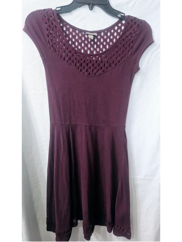 Women's Cape Juby Burgundy Midi Dress Size XS - Image 2