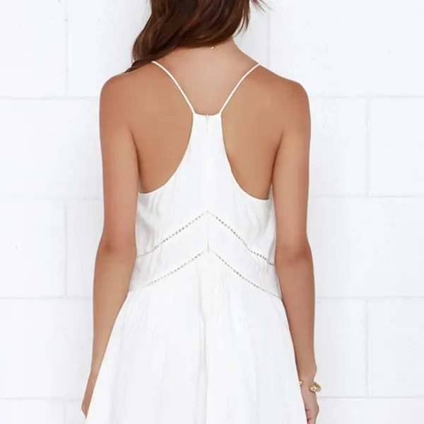 Easy Honey Ivory Slip Dress - Image 2