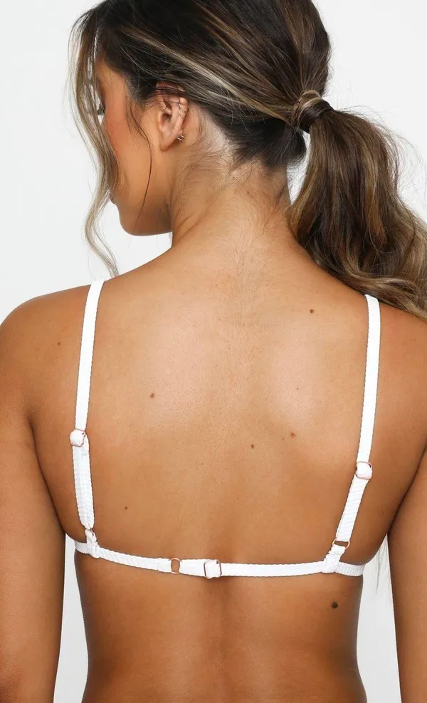 White Fox Ribbed Bikini bottoms - Image 3