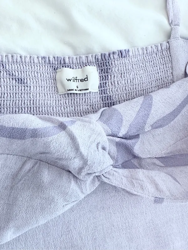 Aritzia Wilfred City Lights Mini Dress – Lavender – S - Image 6
