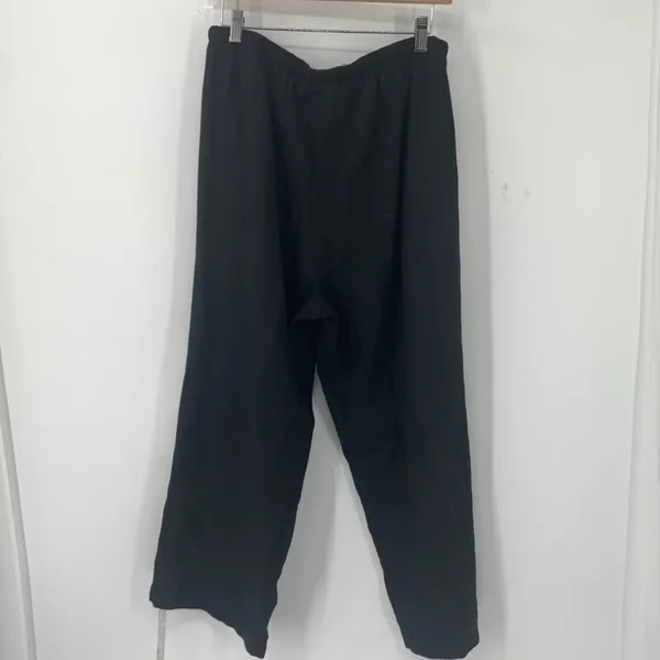 Hot Cotton 100% Linen Black Flood Pants size M - Image 3