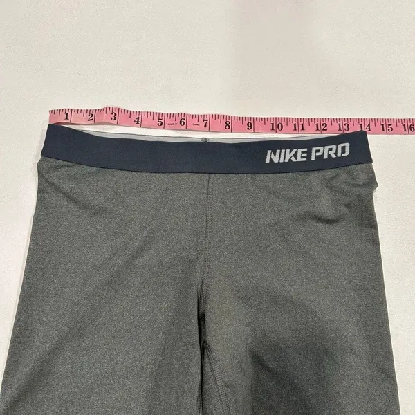 Nike Pro Compression Shorts Medium Gray Dri-FIT Athletic Biker - Image 5