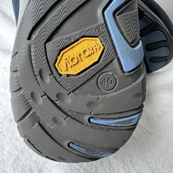 Dansko Paisley Hiking Shoes Womens 40 Navy Blue Waterproof Suede Vibram Sneakers - Image 11