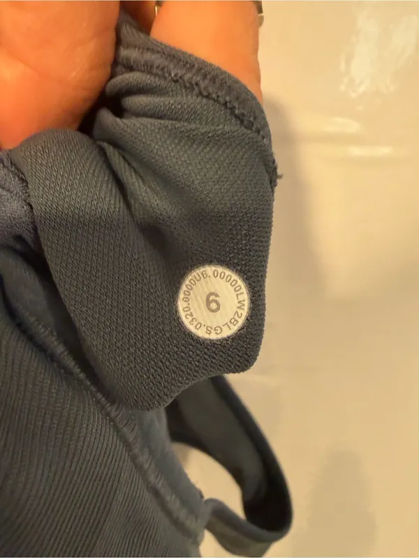 Lululemon High-Neck Racerback Bralette‎ - Slate Blue Gray - Image 2