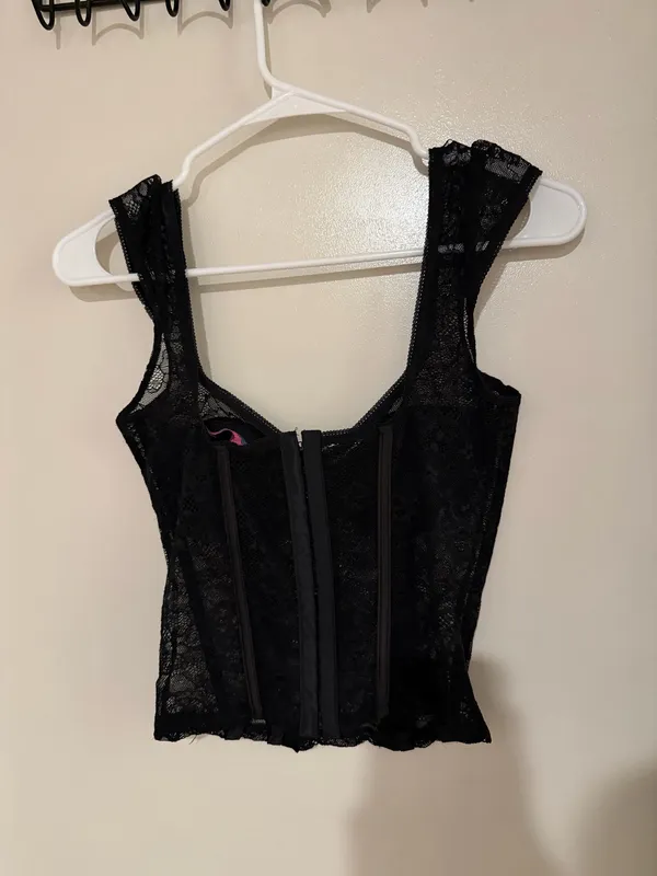 Edikted Black Corset Top - Image 4