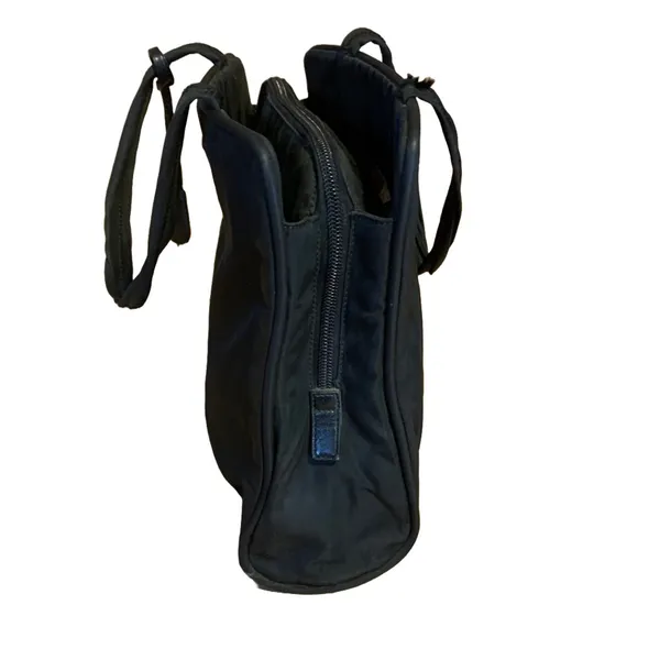 Prada Black Nylon Tessuto Shoulder Bag With Lock & Key - Image 3