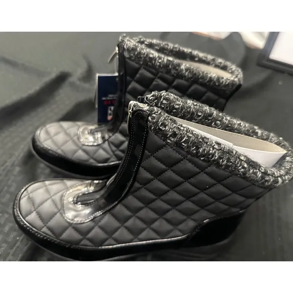 Khombu Megan Women's 9.5M Black Waterproof Winter Boots Thermolite Quilted NWT - Image 6