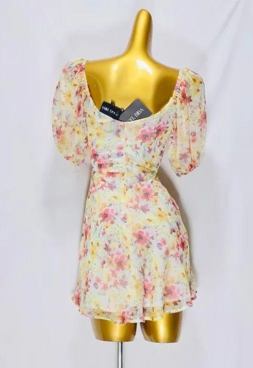 HELLO MOLLY Angel Biba Multicolor Graceful Hours Floral Dress - Image 5