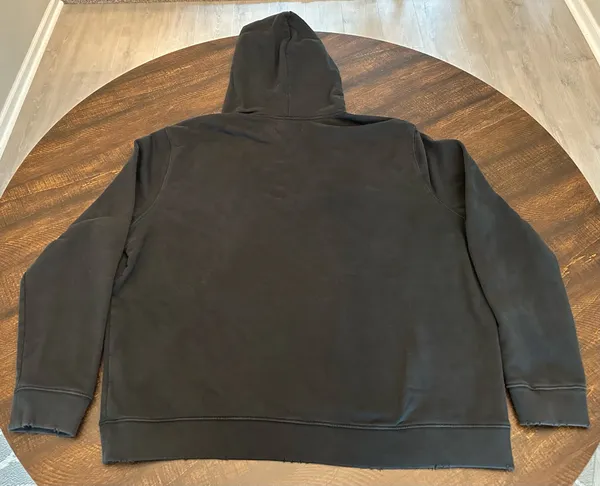 AllSaints Wreath Oth Rose Cross Hoodie Pullover Black XXL - Image 12
