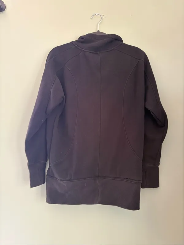 Athleta‎ Black Half-Zip Hoodie Sweatshirt - Image 5