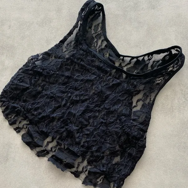 Beach Riot Bikini Bandeau Top & Lace Tank Combo‎ - Image 11