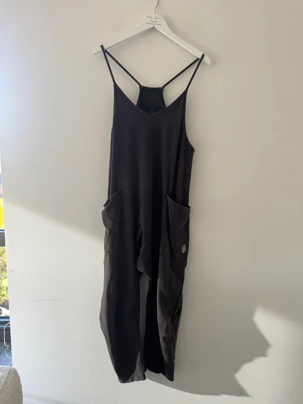 Free People Hot Shot Black Onesie - Image 3