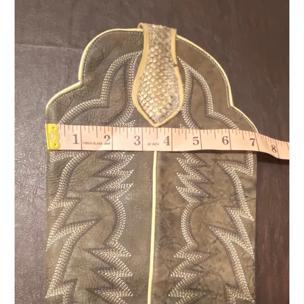 Idyllwind Triad Exotic Python Snip Toe Western Boots Brown Size 9B Cowgirl Rodeo - Image 9