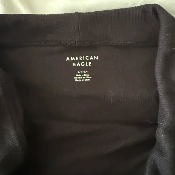 American Eagle Outfitters Black Knit Top - Image 3