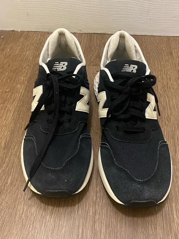 New Balance X-70 Sneakers Women's 8 Black White Lace Up Low Top Running Shoes - Image 2