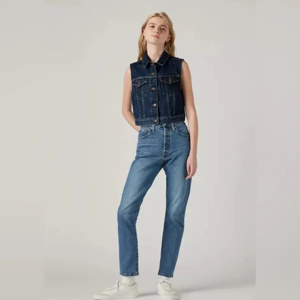 NWT Levi’s 501 Skinny Jeans in Blue Size 25 x 28‎ - Image 11