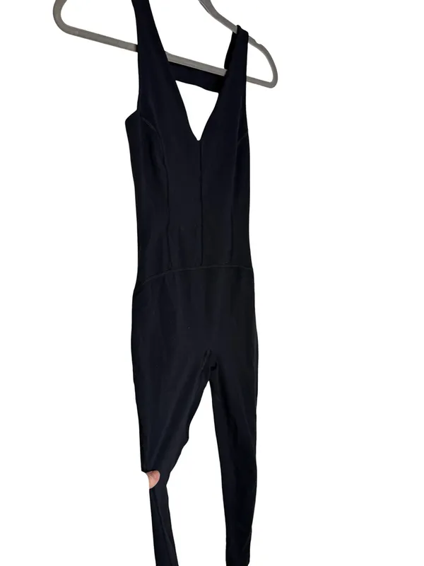 🖤 FP Movement‎ Never Better Jumpsuit Size XS Strappy Back Activewear 🏃‍♀️ - Image 4