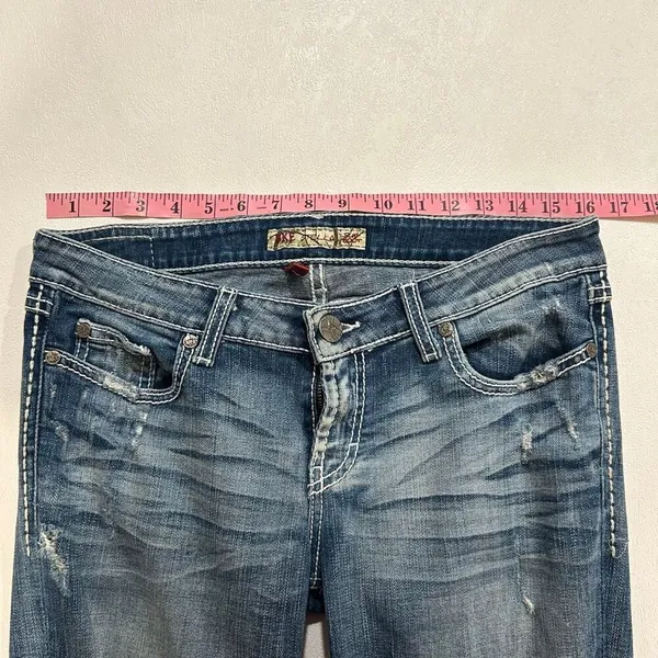 BKE Denim Women’s 29x31 Distressed Bootcut Jeans - Image 6