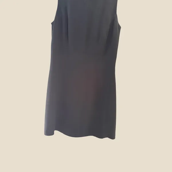 Hugo Buscati Collection Womens Black‎ 100% Silk Sleeveless Sheath Dress Size 10 - Image 3