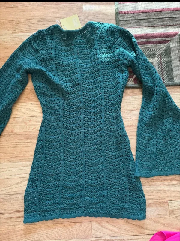 Anthropologie Charlie holiday knit dress xs - Image 3