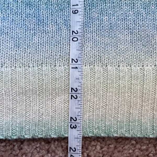J. Crew Factory Space-dyed crewneck sweater (Sz XL) Blue & Green Ombré Cotton - Image 9