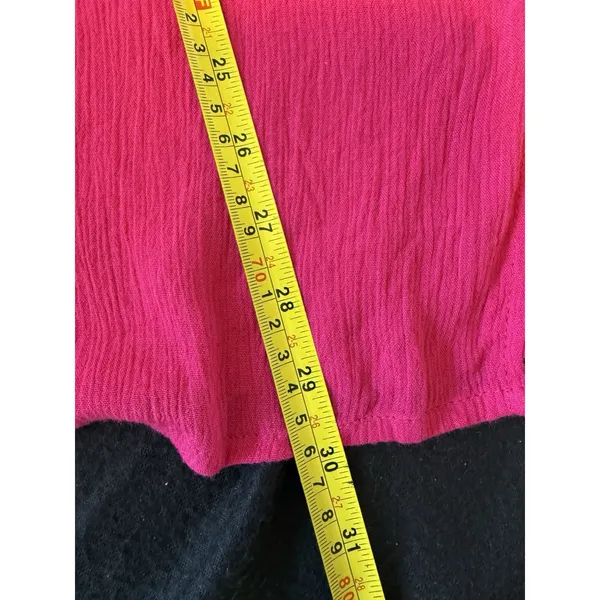 Maeve Anthropologie Pink Embroidered Tunic Tank Top Blouse Size M‎ Geometric - Image 8