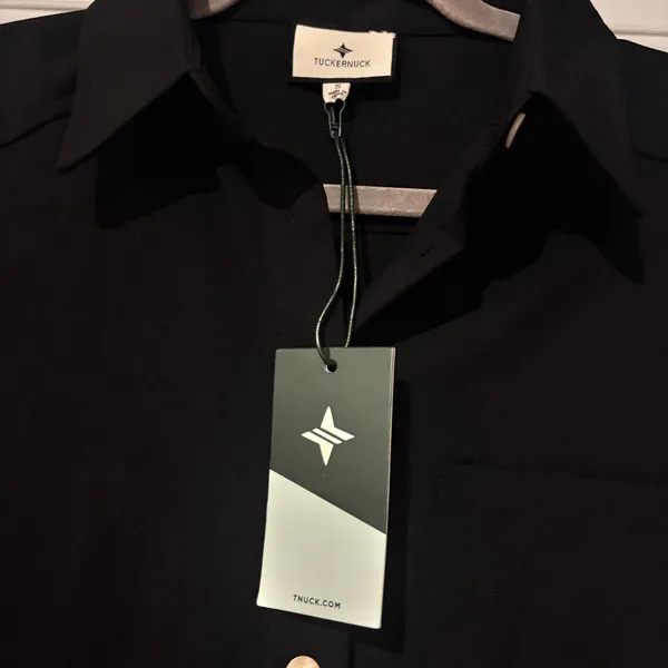Tuckernuck Callahan crepe shirt dress - Image 3