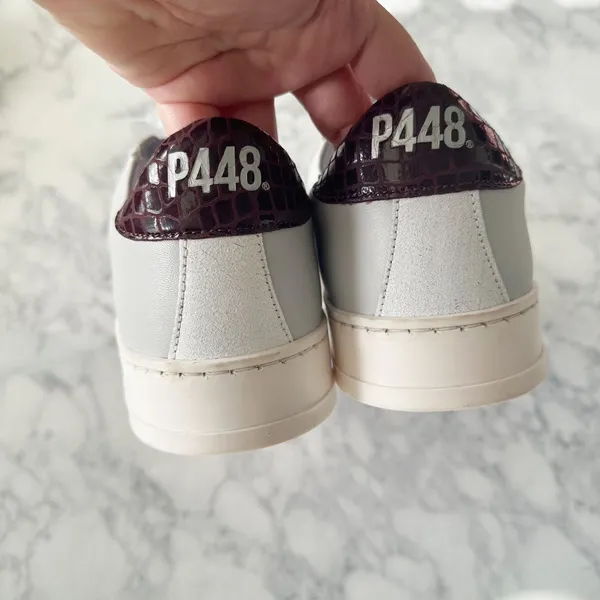 P448 Jack Perforated Sneaker in Gray Lilac - Image 9