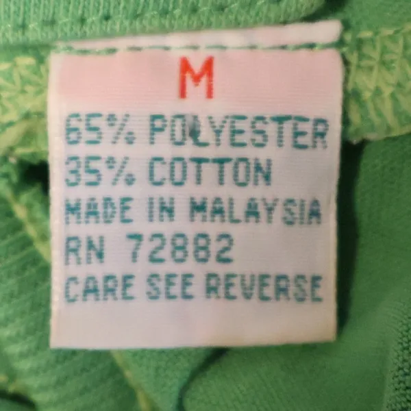 Vintage 80s 90s Stefano Drop Waist Dress Womens Size M Green Tennis Preppy - Image 5