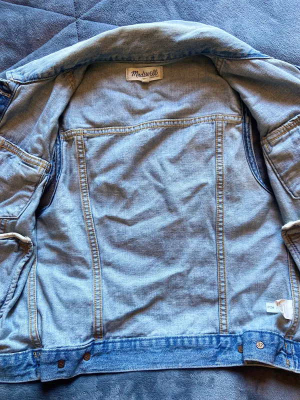 Madewell Blue Jean Vest - Image 4