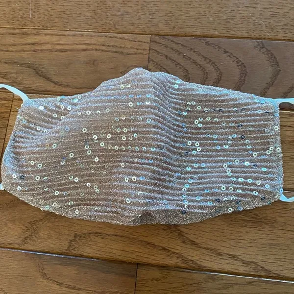 Sequin Mask‎ Adjustable Pink NWT - Image 5