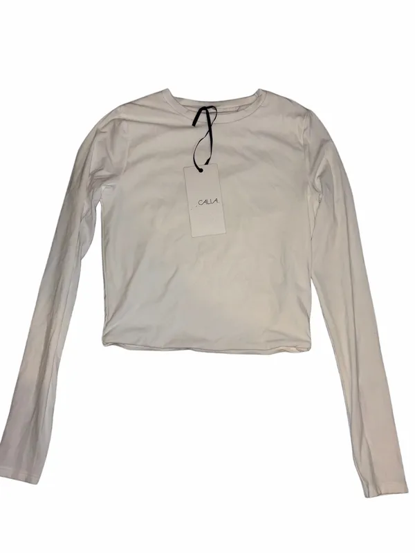 CALIA Women’s Inspire Long Sleeve Crop Shirt - Image 2