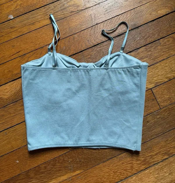 Blush Boutique Blue Corset Top - Image 2