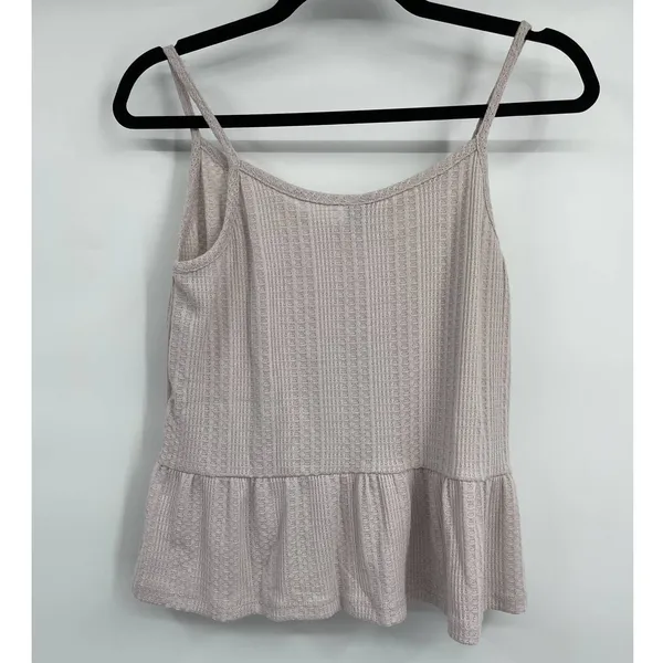 Paper Crane Womens Pink Cami Tank Top Sleeveless Spaghetti Strap Size Medium NEW - Image 2