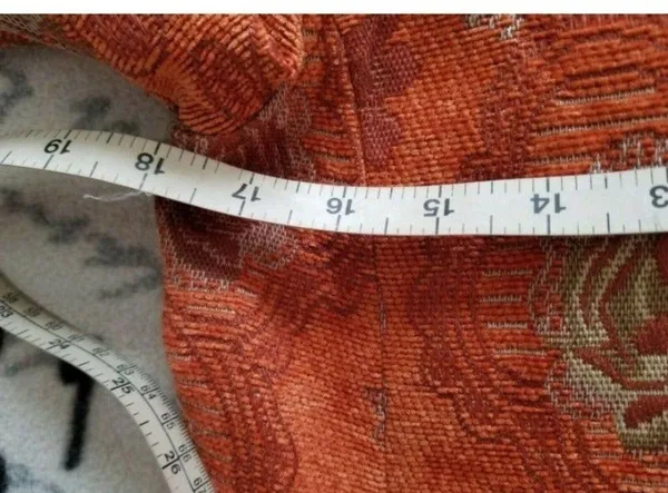 Collection By Harve Benard Women's Orange Tapestry Blazer Jacket Size 4 - Image 7