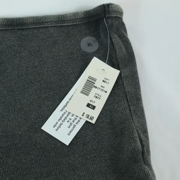 Aeropostale Gray Ribbed Tube Top Womens Size XL - NEW - Image 4