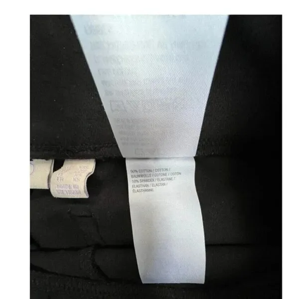 LOGO Layers Lori Goldstein Size XXS Knit Legging Black Back Pockets A346676​​​‎ - Image 3