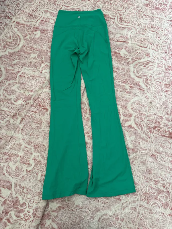 Green Flare Lululemon Leggings - Image 2