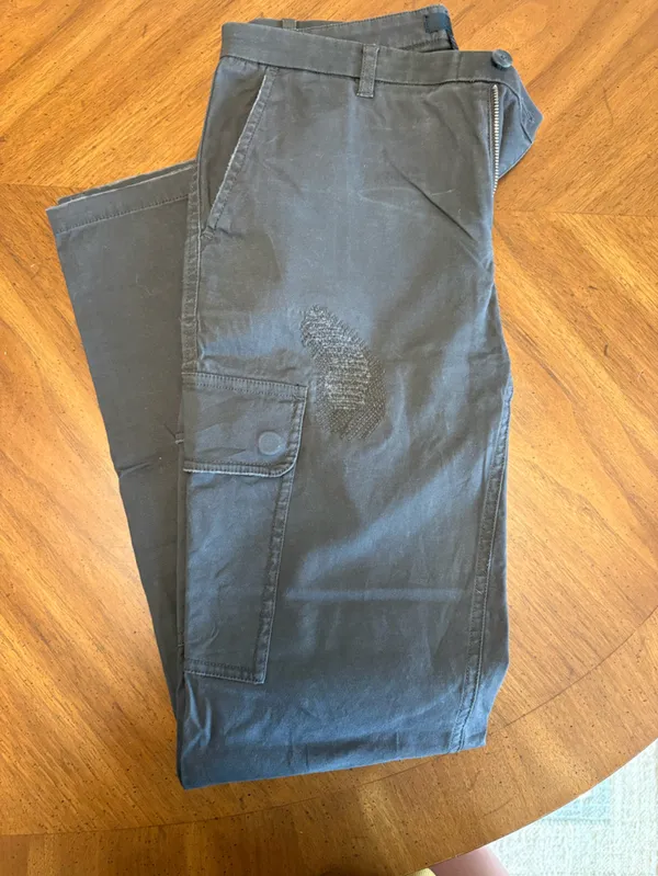 ATM Distressed Cargo Pants Gray Size 0 - Image 4