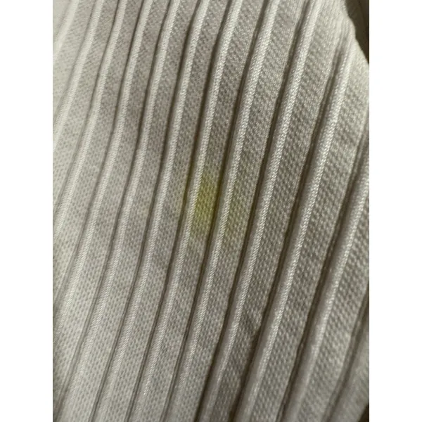 Lululemon‎ Rest Less Pullover Top Womens 8 White Ribbed Thumbholes - Image 4
