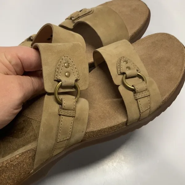 Clarks cork footbed‎ slip on sandals size 10 - Image 10
