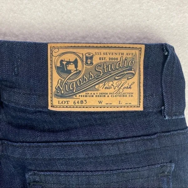 Vigoss Studio Stretch‎ Dark Wash Denim New York Skinny Jean - Image 7