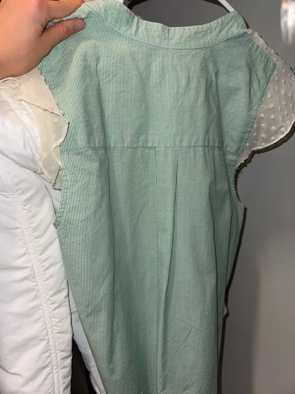 Koch Top Button Down Striped Tunic - Image 2
