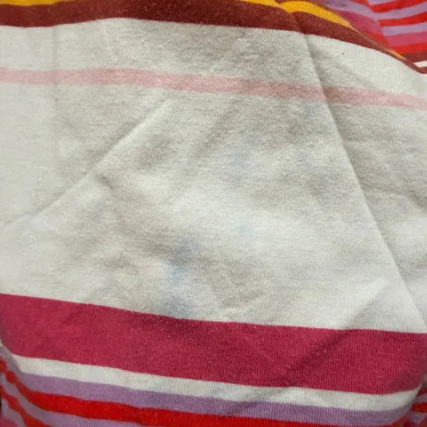 Ingrid & Isabel Pink and White Striped Maternity Top - Image 4