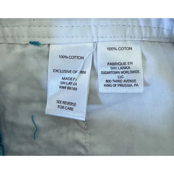 Lilly Pulitzer The Walsh Preppy Low Rise Shorts Blue White Size 0 - Image 6