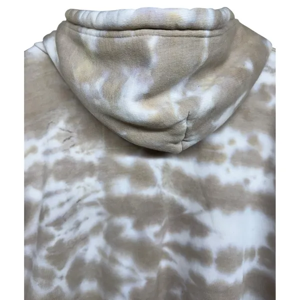 Aviator Nation Hand Dyed Relaxed Pullover Hoodie Sweatshirt Tie Dye Sand Size XL - Image 4